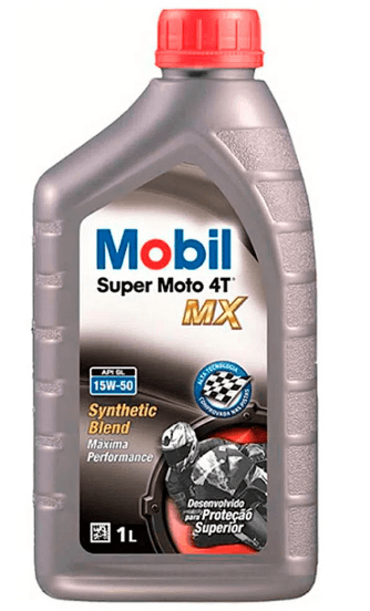 Oleo Lubrificante Mobil Sup.Moto 4T Mx 15W50 1Lt