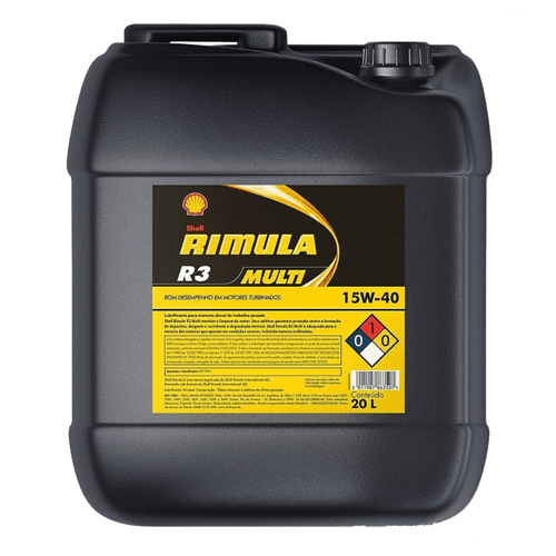 OLEO LUBR.SHELL RIMULA MULTI/R315W40 20