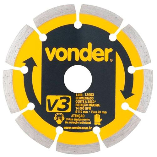 Disco Diamantado 105Mm V3 Vonder