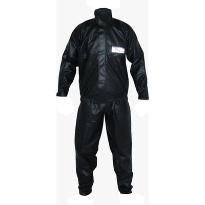 Conjunto Motociclista Pvc Preto Gg